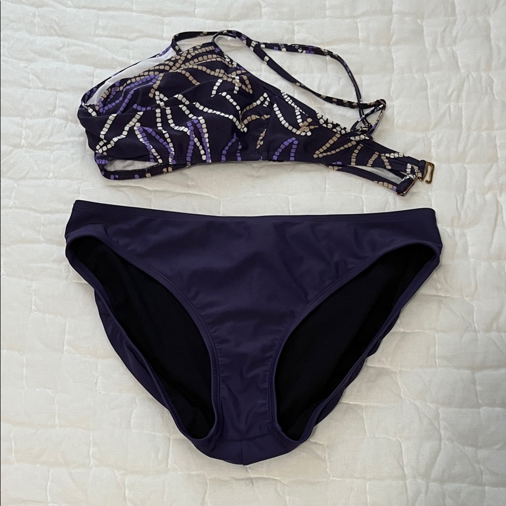 Elegant Purple Women's Bikini Set